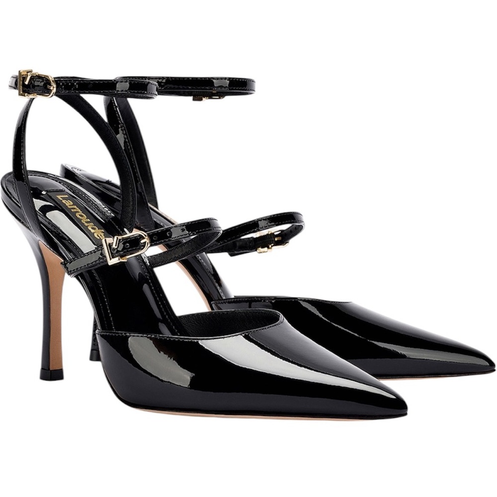 Larroude Kris Ankle Strap Pump